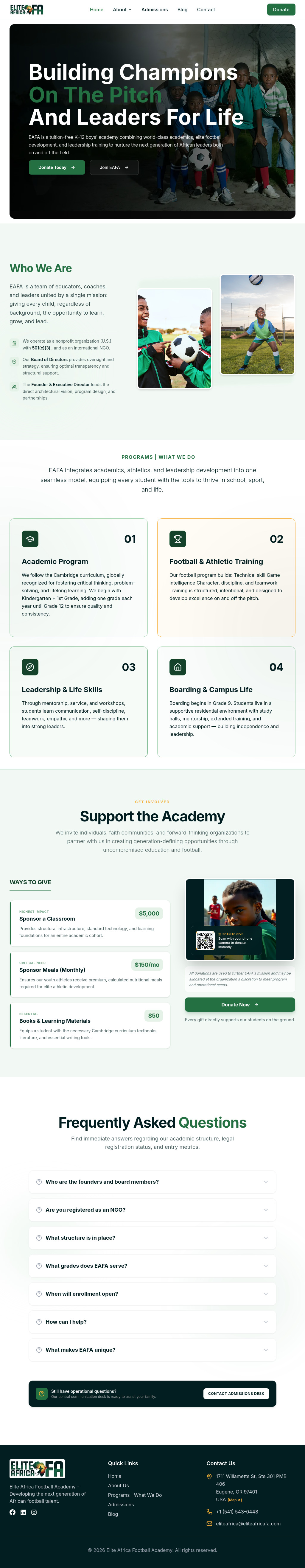 Elite Africa Football Academy